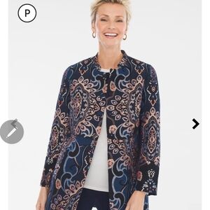 Chico's Jacquard/Tapestry Jacket